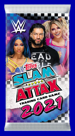 WWE Slam Attax 2021 Kartenpckchen Motiv 2