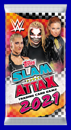 WWE Slam Attax 2021 Kartenpckchen Motiv 3